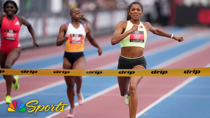 Gabby Thomas CHARGES to 200m victory as Melissa Jefferson-Wooden takes Slam in Miami | NBC Sports