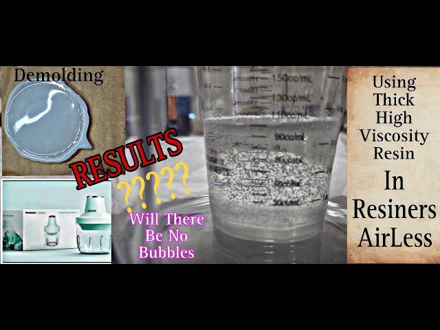 Resiners Resin Bubble Remover,Quickly Remove 99% Bubble Within 9  Minutes,Open B.