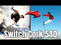 Learn Switch Cork 540 FAST! 😱 | Switch Cork 5 Tutorial for Skiers (Trampoline to Snow)
