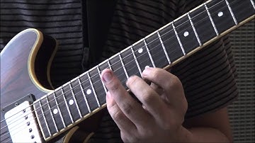 D Aeolian #7 Scale (3 notes per string) guitar