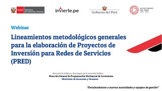 Lineamientos metodológicos generales para la elaboración de PRED
