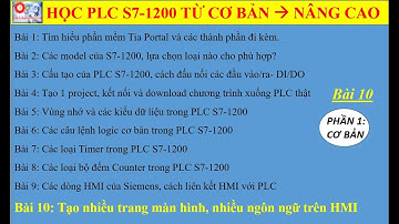 B10. Tạo nhiều trang và nhiều ngôn ngữ trên HMI- chuyển đổi giữa các trang với Template
