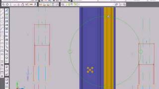 Athena 3D Holes and Bar Diagrams in a STEEL curtainwall system