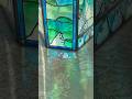 making a fake stained glass Totoro terrarium!𓂃☘︎˖#studioghibli #totoro #diycrafts #stainedglassart
