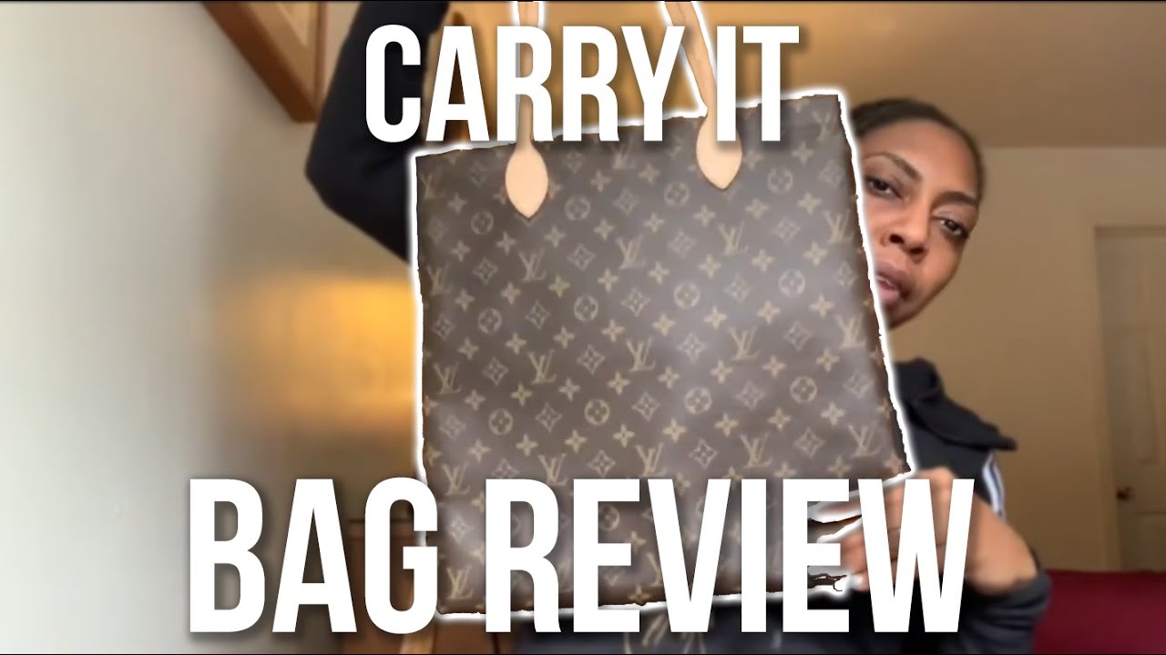 Louis Vuitton Carry It Updated 2 year review! Strap Drop! + Mod Shots 2022!  Wear & Tear