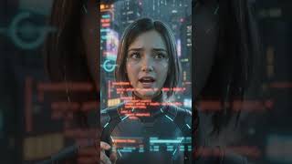🎬 Cyber Girl 2077 🤖🌆 | AI Guardian of the Future City | 4K Cinematic Sci-Fi #aivideo #shorts