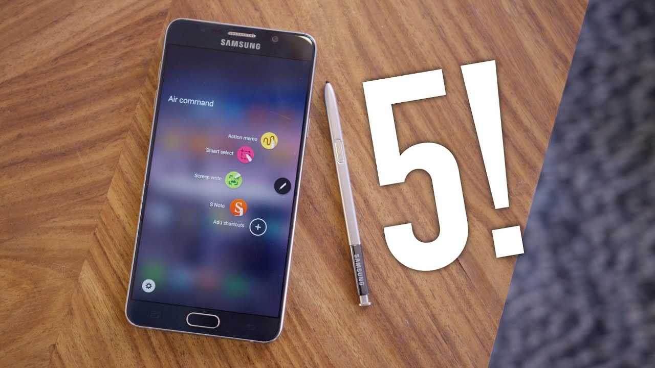 Samsung Galaxy Note 5 - Überprüfung!