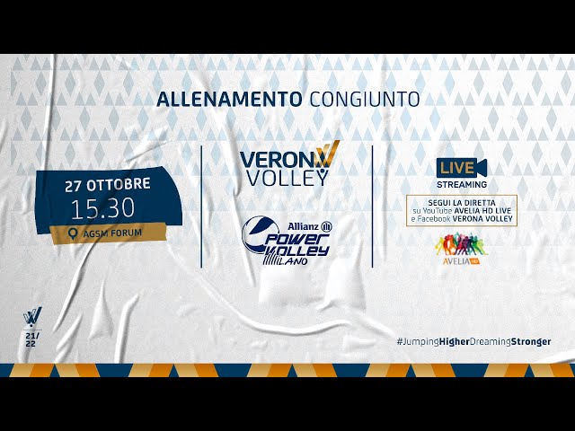 Verona Volley VS Power Volley Milano  | Allenamento Congiunto
