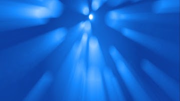 Colorful neon blue light rays abstract background | 4K Video Background Loop