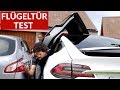 Tesla Model X Flügeltüren Test In Parkhaus + Enge Parklücke