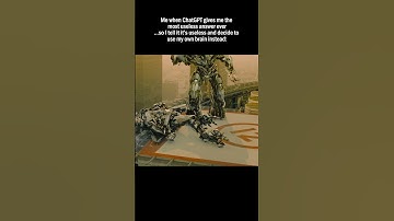 Sometimes CHATGPT gives you the most useless answers.. | 4K #transformers #memes #chatgpt #megatron