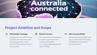 Understanding Australia's Next Generation Broadband Project