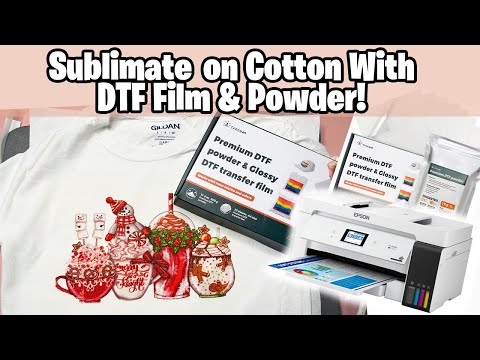 TJ-OCEAN DTF Powder Film Kit for Sublimation & DTF Printer 23Pcs
