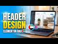 WordPress UAE Website Header Design with Elementor Beginner Tutorial 2026
