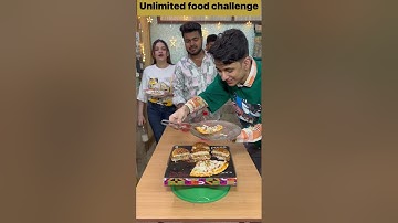 Unlimited food challenge | indoor games | family videos | the arshanation
