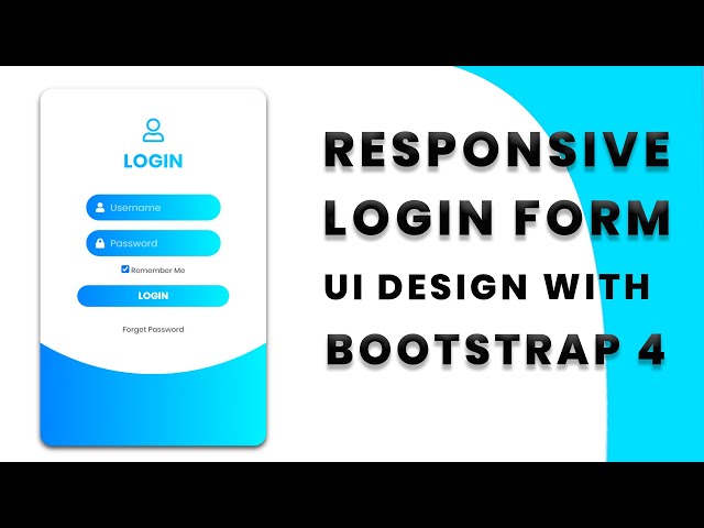 Free Course: Responsive Login Form Using Bootstrap 5, Bootstrap 5 Login  Form, Bootstrap 5 Project In Hindi from CODE4EDUCATION