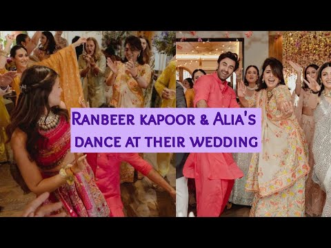 Ranbir Kapoor and Alia Bhatt dance to chaiyya chaiyya at their wedding