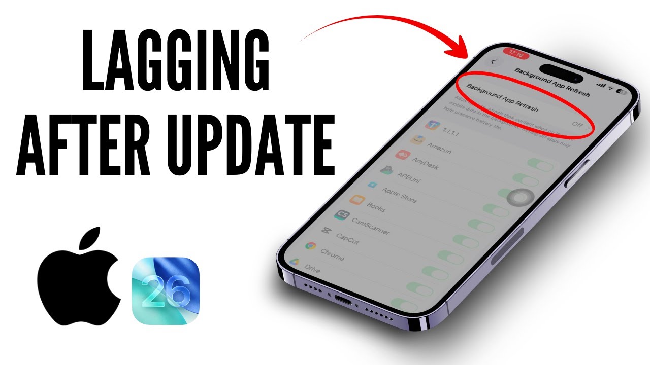 How to Solve Lagging Issue After iOS 26 | iOS 26 Lag Fix - YouTube