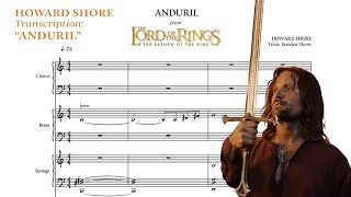 Howard Shore Film Score Transcription | &quot;Anduril&quot; From The Lord of the Rings Return of the King