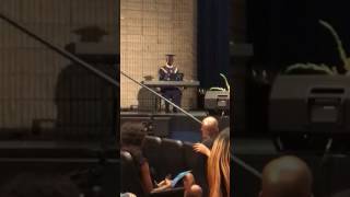 Philip E. plays for APS Summer School Graduation Ceremony
