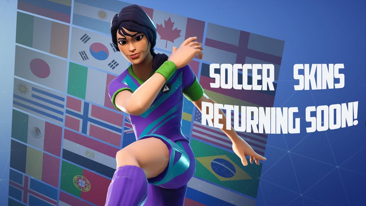 when will the soccer skins return to fortnite - how often do skins come back in fortnite