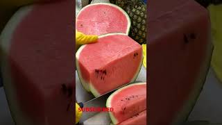 Fruit cutting skills / Korean street food