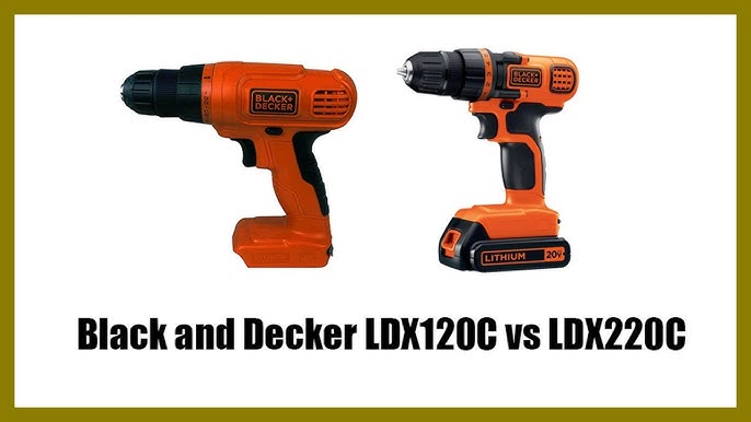 Black And Decker LD120 Type 1 10mm 20V Max Cordless Drill Driver