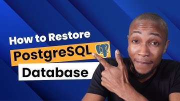 How to Restore Postgres Database
