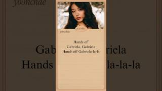 KATSEYE Gabriela Lyrics || hands up gabriela gabriela #katseye #katseyenewsong #lyrics