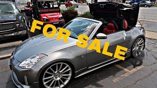Reviewing this custom Nissan 350Z convertible🔥and its for sale💲💲💲 2009 Nissan 350z Convertible For Sale