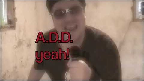 BIG BEE  -   A.D.D. Anthem   (Music Video - Original Alternative Comedy Rock Song with Lyrics!)
