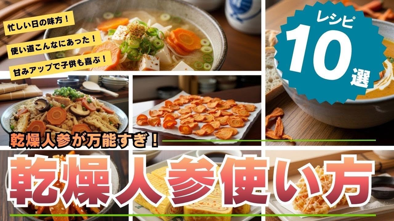 干し人参の使い方＆レシピ10選｜乾燥人参で広がる簡単ヘルシー料理 
