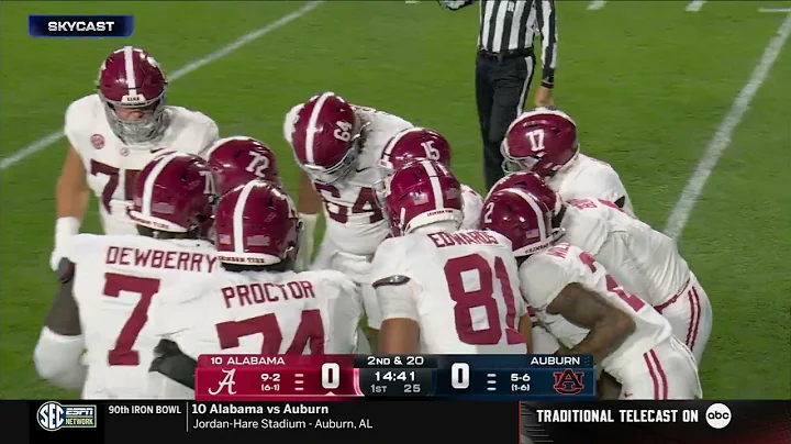 2025 College Football | Alabama vs Auburn SKYCAST | Full Game