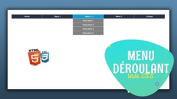 Menu déroulant simple - HTML & CSS