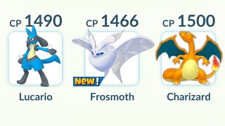 using *NEW* FROSMOTH in Pokemon GO Battle League.