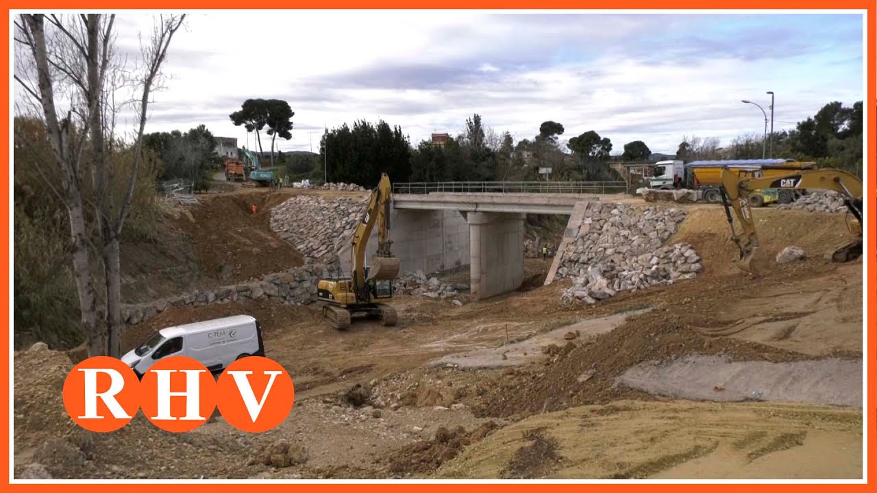 El nou pont de l’Omet a Picassent s’obrirà al febrer amb més resistència davant riuades