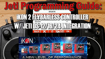 Jeti Programming Guide: iKON2 Flybarless Helicopter Controller w/Jeti DS-12/16/24 Programming