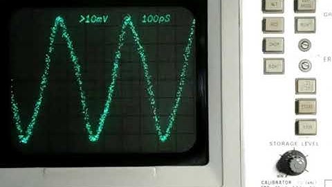 Tektronix 7S12 S51 S6 4 GHz Oscilloscope mode test