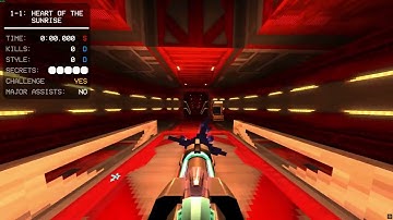 ULTRAKILL 1-1 any% speedrun Secret exit 0.621s