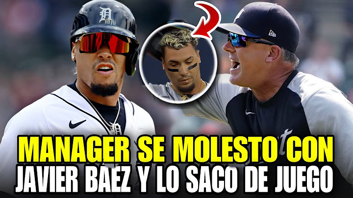 JAVIER BÁEZ COMETE ERROR Y EL MANAGER MOLESTO LO SACO DE JUEGO,  BENCHED - MLB BASEBALL