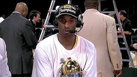 Kobe Bryant Interview after 2010 NBA Finals game 7