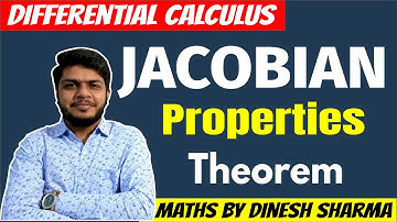 UPSC maths optional lectures  ( in Hindi ) | jacobian | jacobian properties and theorems | part 78