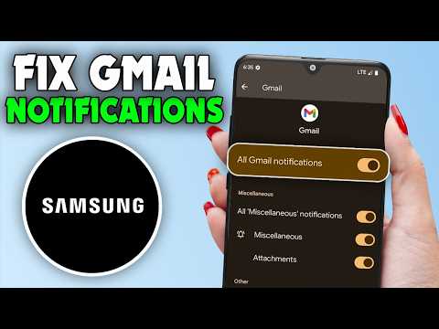 Fix Gmail Notifications Not Working on Samsung Phone (2026)