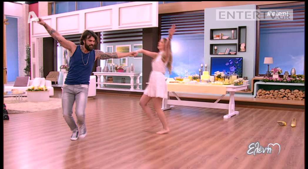 Entertv: Απίστευτο! Διαγωνισμός χορού στο πλατό της Ελένης!