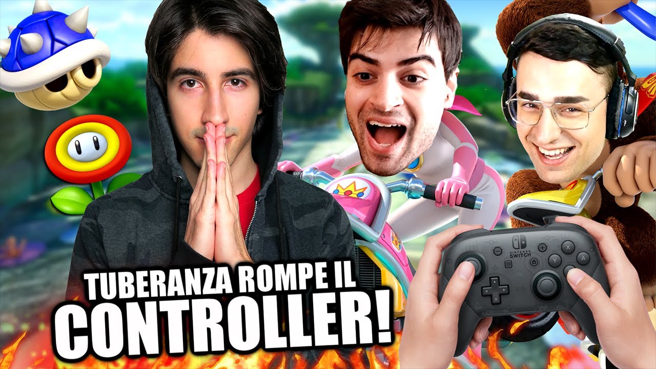 Tuberanza ROMPE il CONTROLLER e DISTRUGGO i SOGNI di Blaziken 😂 Mario Kart 8 Deluxe Gameplay ITA