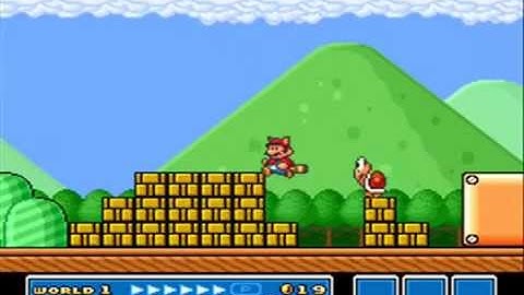 SMB3 for Super Mario All-Stars Custom Level #254 - NSMB31988 World 1-1