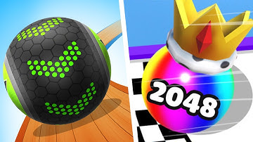 Going Balls Vs Ball Merge 2048 - All Levels NEW UPDATE Gameplay Android, iOS #154