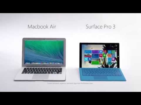 Surface Pro 3  vs. MacBook Air -- Head to Head Commercial