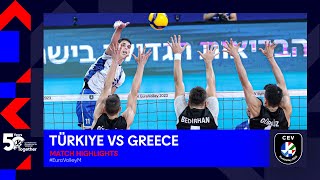 Türkiye vs. Greece I Match Highlights I CEV EuroVolley 2023 Men