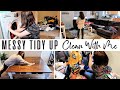 TIDY UP MY MESSY HOUSE WITH ME! | EXTREME CLEANING MOTIVATION | CLEAN WITH ME 2021